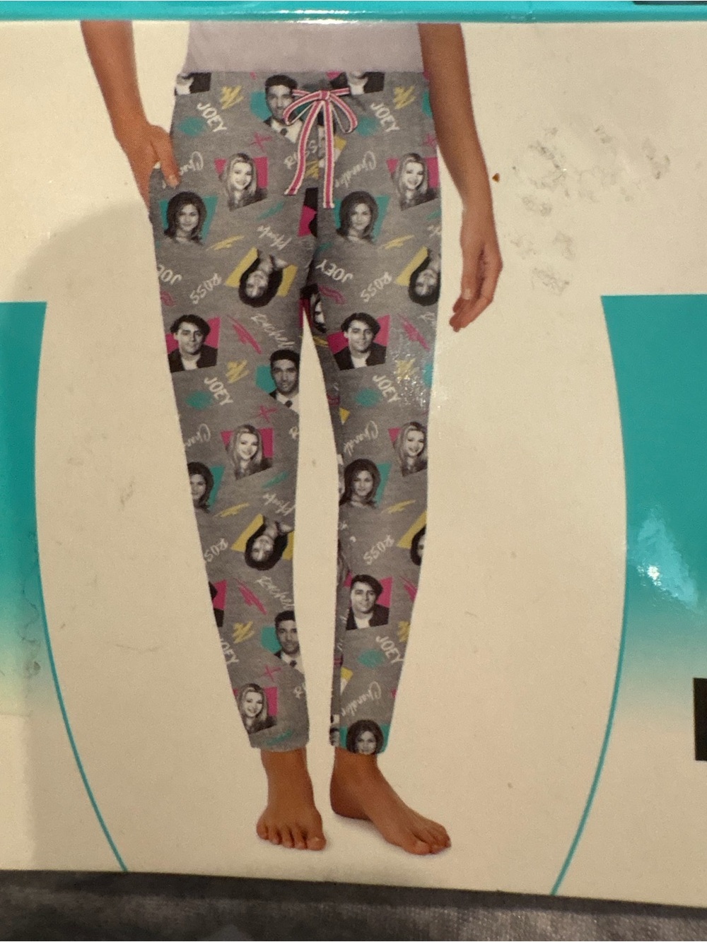 Womens Friends Sleep Jogger With Pockets Size XS 0-2